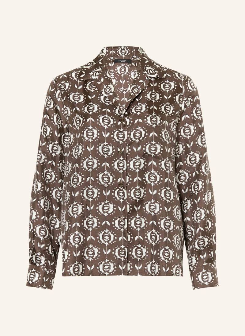 Weekend Max Mara Seidenbluse Oncia braun von WEEKEND Max Mara