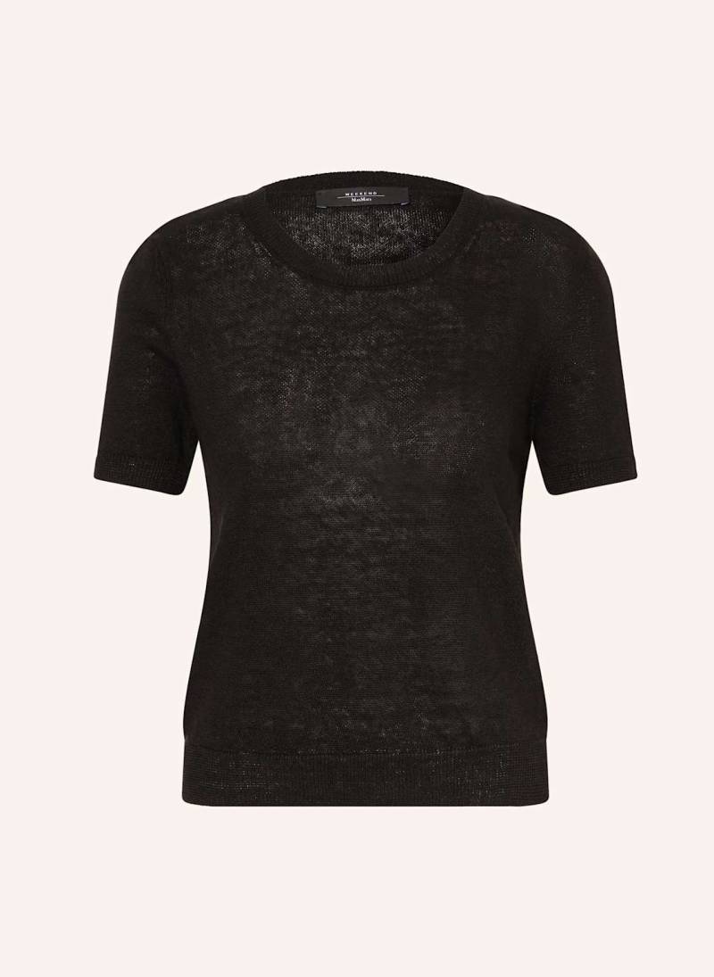 Weekend Max Mara Strickshirt Pancone Aus Leinen schwarz von WEEKEND Max Mara