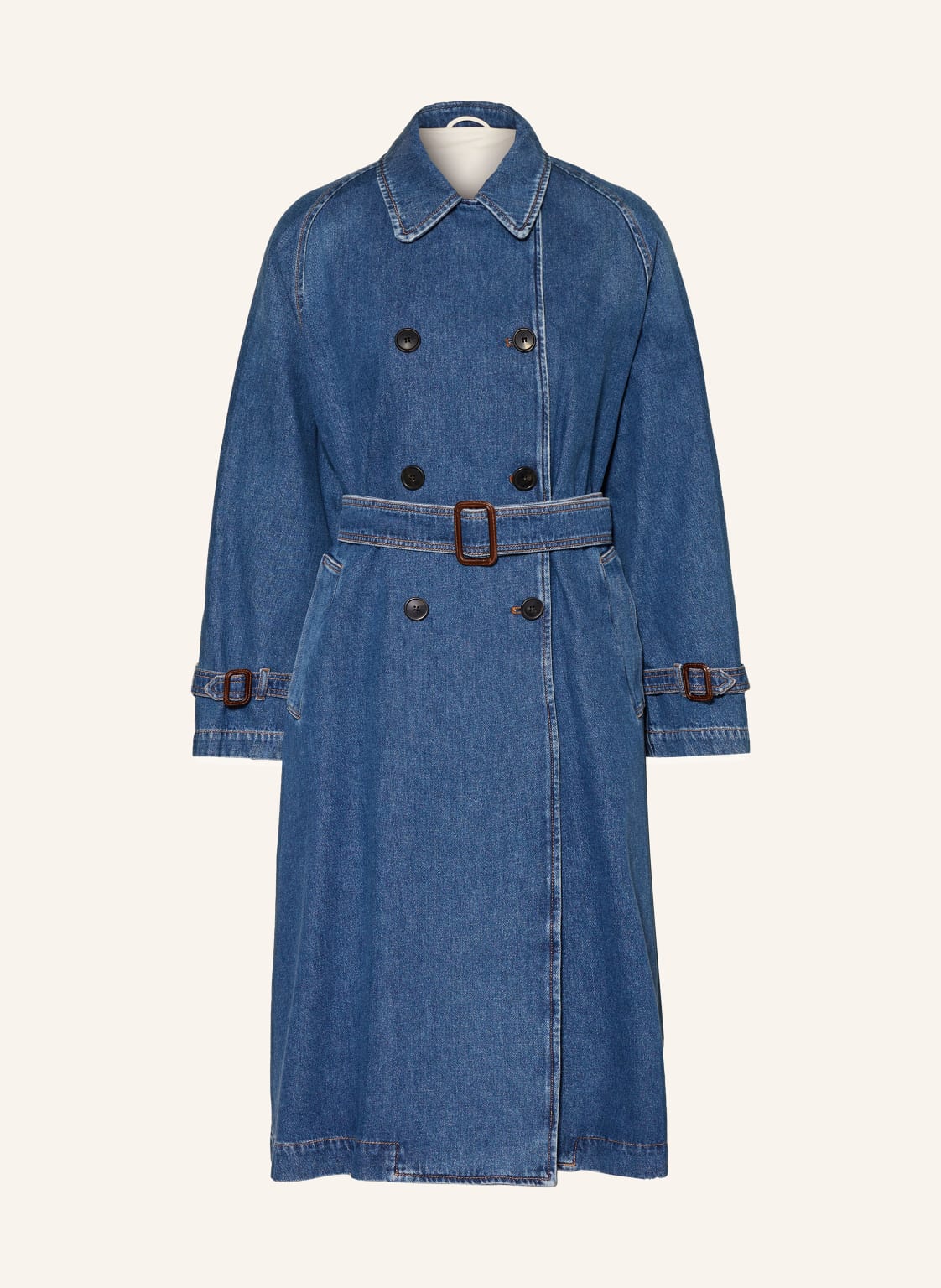 Weekend Maxmara Trenchcoat Blasy Aus Jeans blau von WEEKEND MaxMara