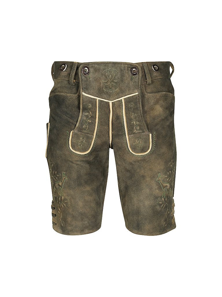 WEINBAUER Lederhose aus Ziegenleder Rehjagd dunkelgrün | 56 WEINBAUER Lederhose aus Ziegenleder Rehjagd dunkelgrün | 56 von WEINBAUER