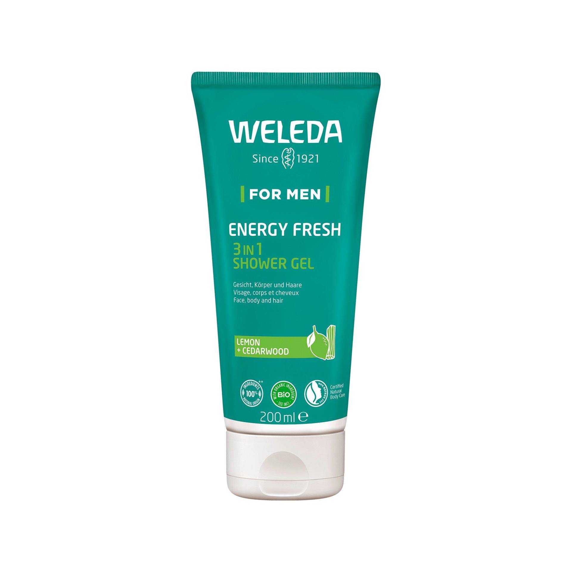 For Men Energy Fresh 3in1 Shower Gel Unisex  200ml von WELEDA