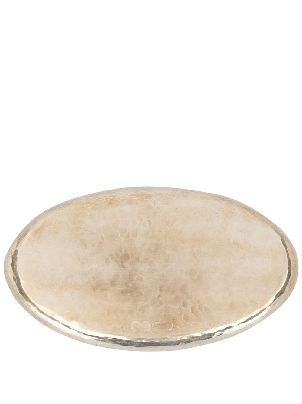 WERKSTATT:MÜNCHEN oval silver tray (19cm) - Gold von WERKSTATT:MÜNCHEN
