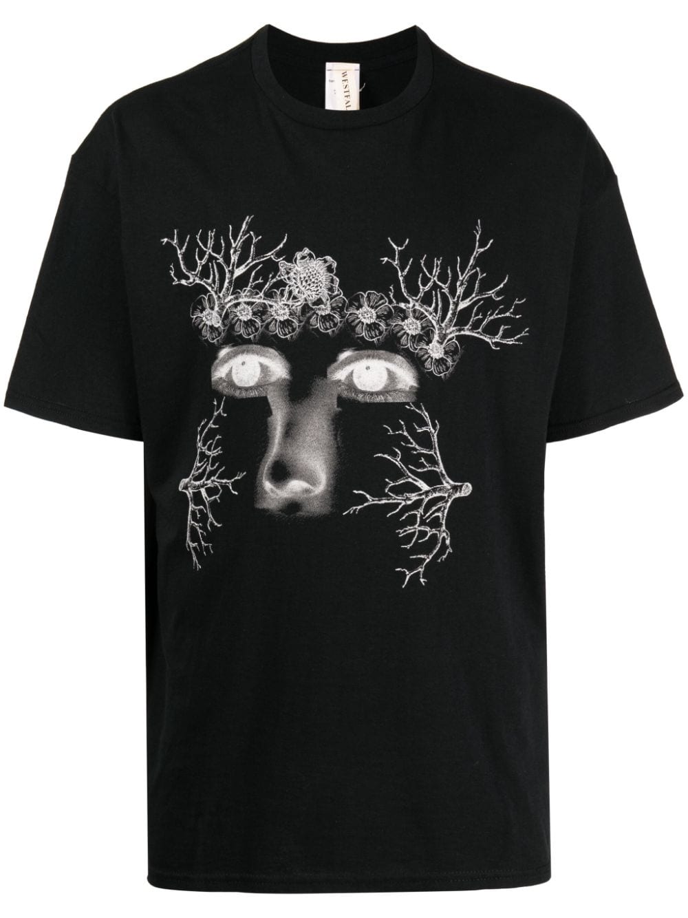 WESTFALL Mother Nature cotton T-shirt - Black von WESTFALL