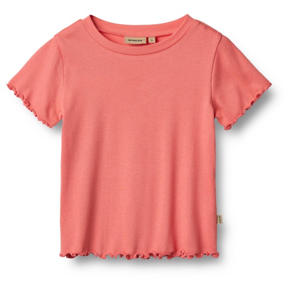 WHEAT - Kid's Rib T-Shirt S/S Irene - T-Shirt Gr 122 rot von WHEAT