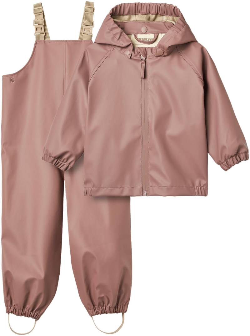 WHEAT Regenjacke »Rainwear Charlie«, (Set, 2 St.), mit Kapuze, wasserdicht, mit Reflektoren und passender Latzhose von WHEAT