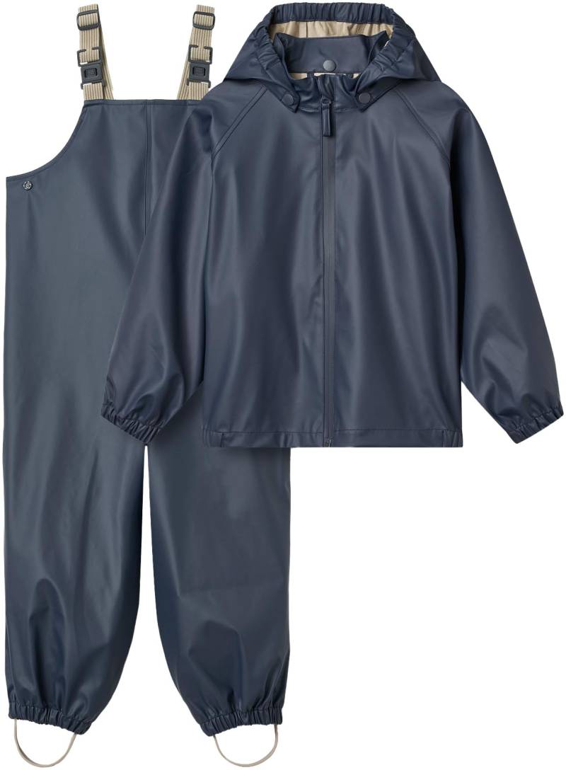 WHEAT Regenjacke »Rainwear Charlie«, (Set, 2 St.), mit Kapuze, wasserdicht, mit Reflektoren und passender Latzhose von WHEAT
