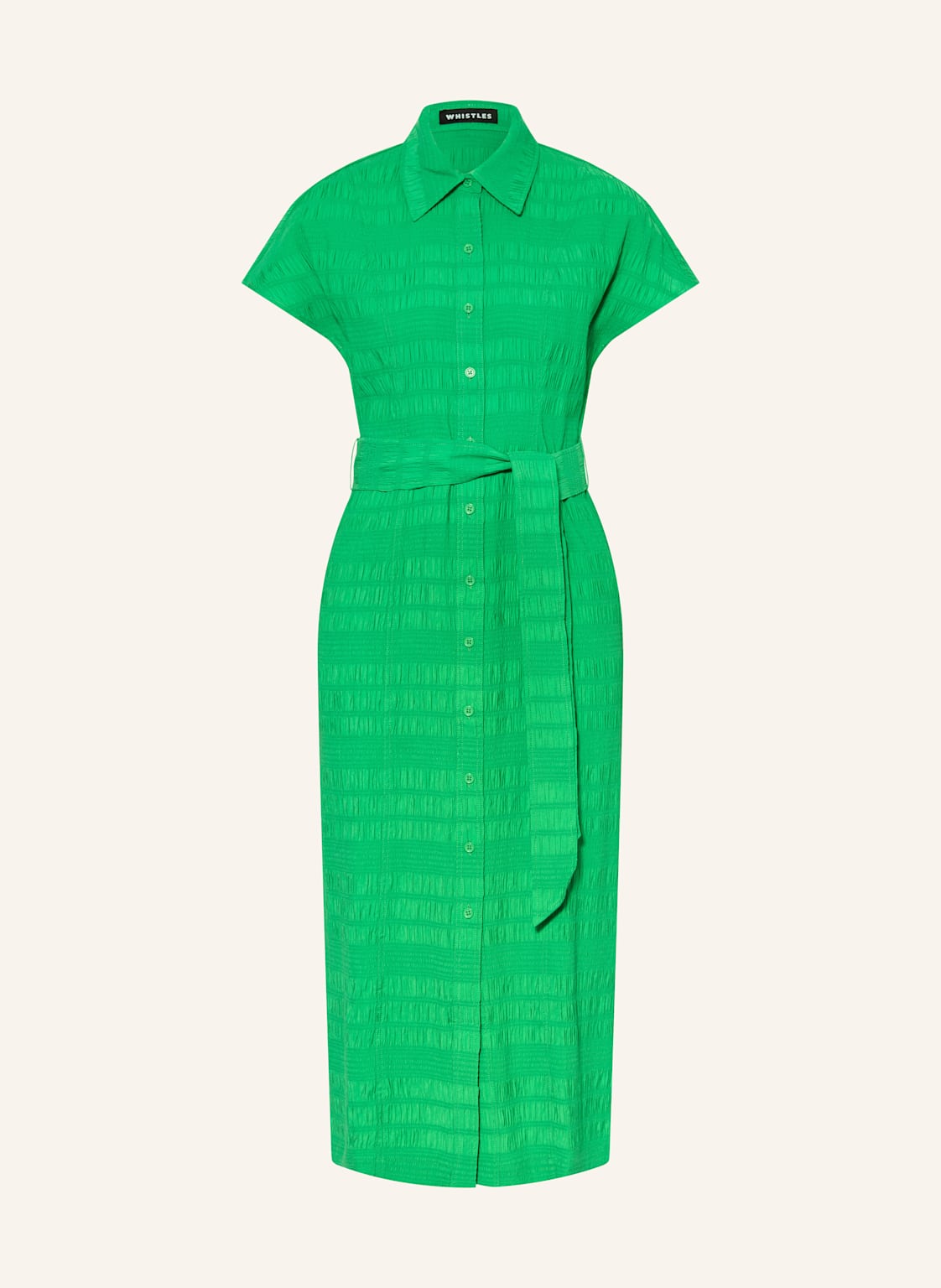 Whistles Hemdblusenkleid Millie gruen Whistles Hemdblusenkleid Millie gruen von WHISTLES