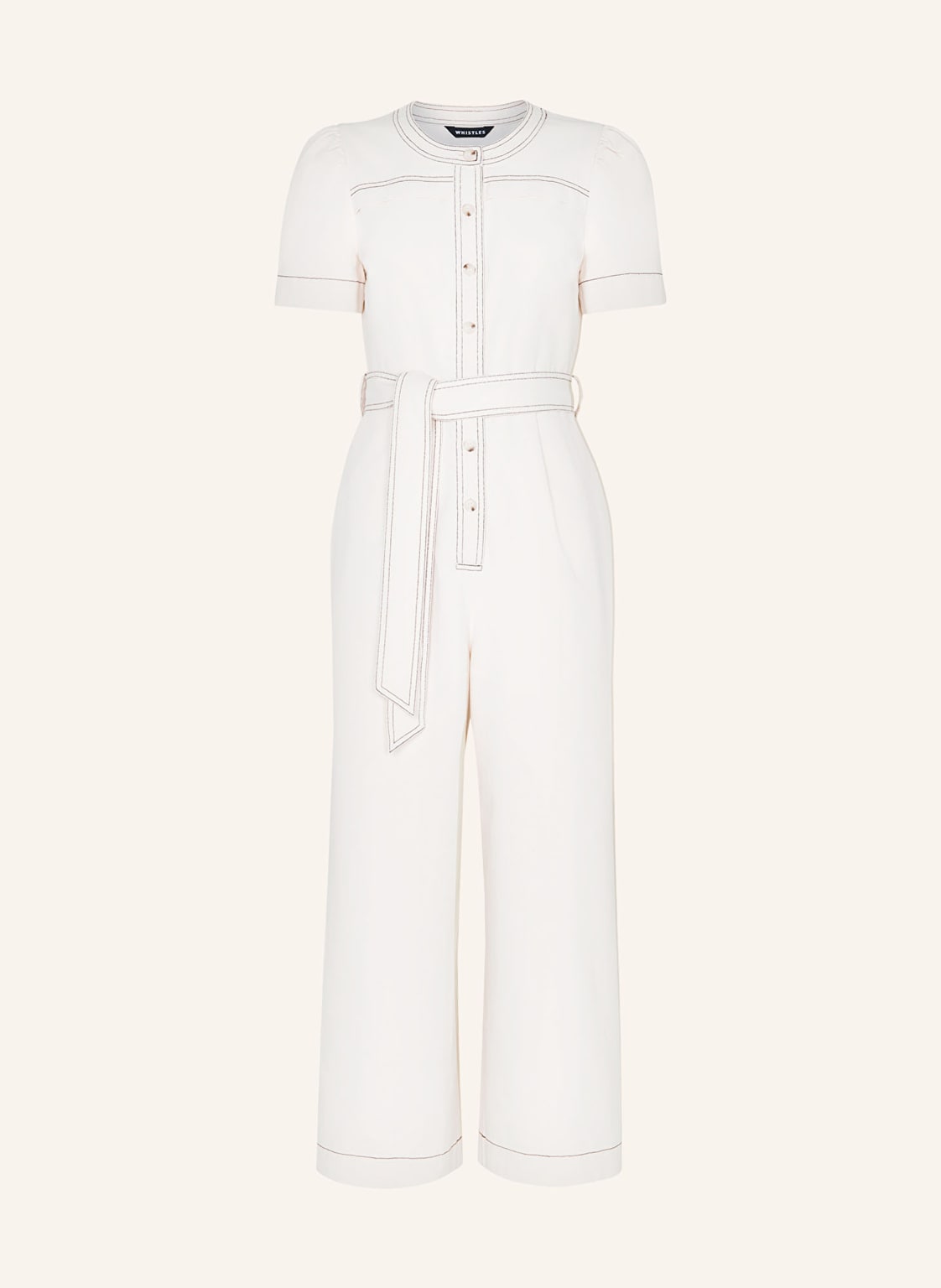 Whistles Jumpsuit Alana weiss von WHISTLES