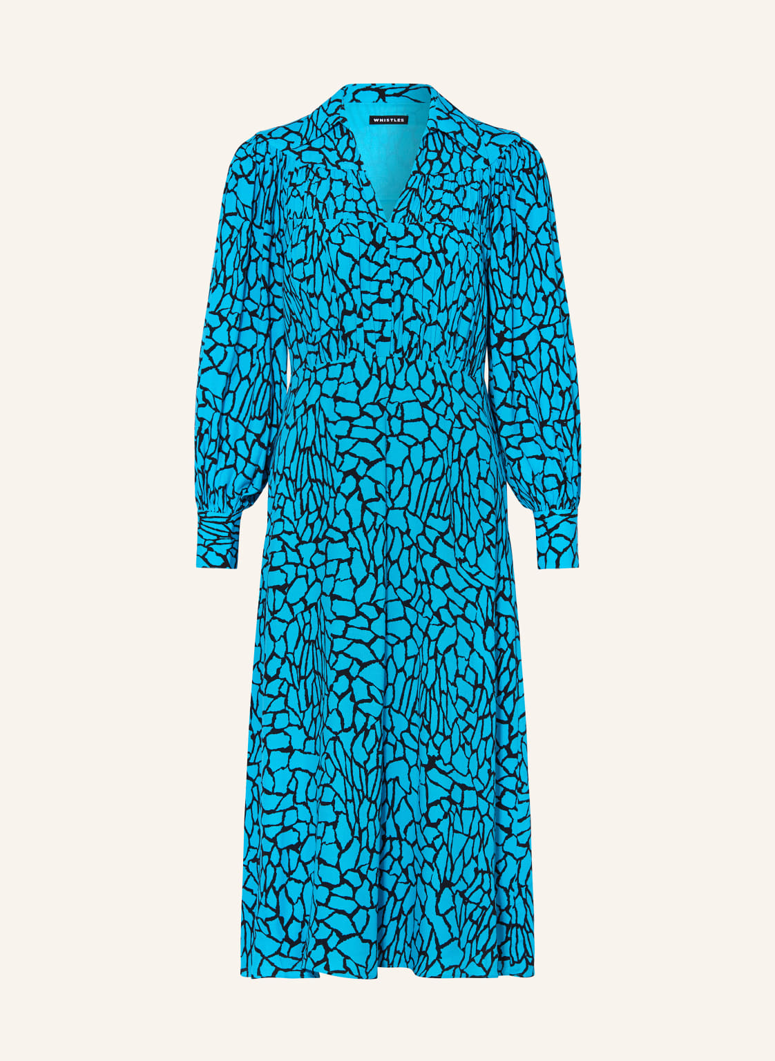 Whistles Kleid Terrazzo blau von WHISTLES