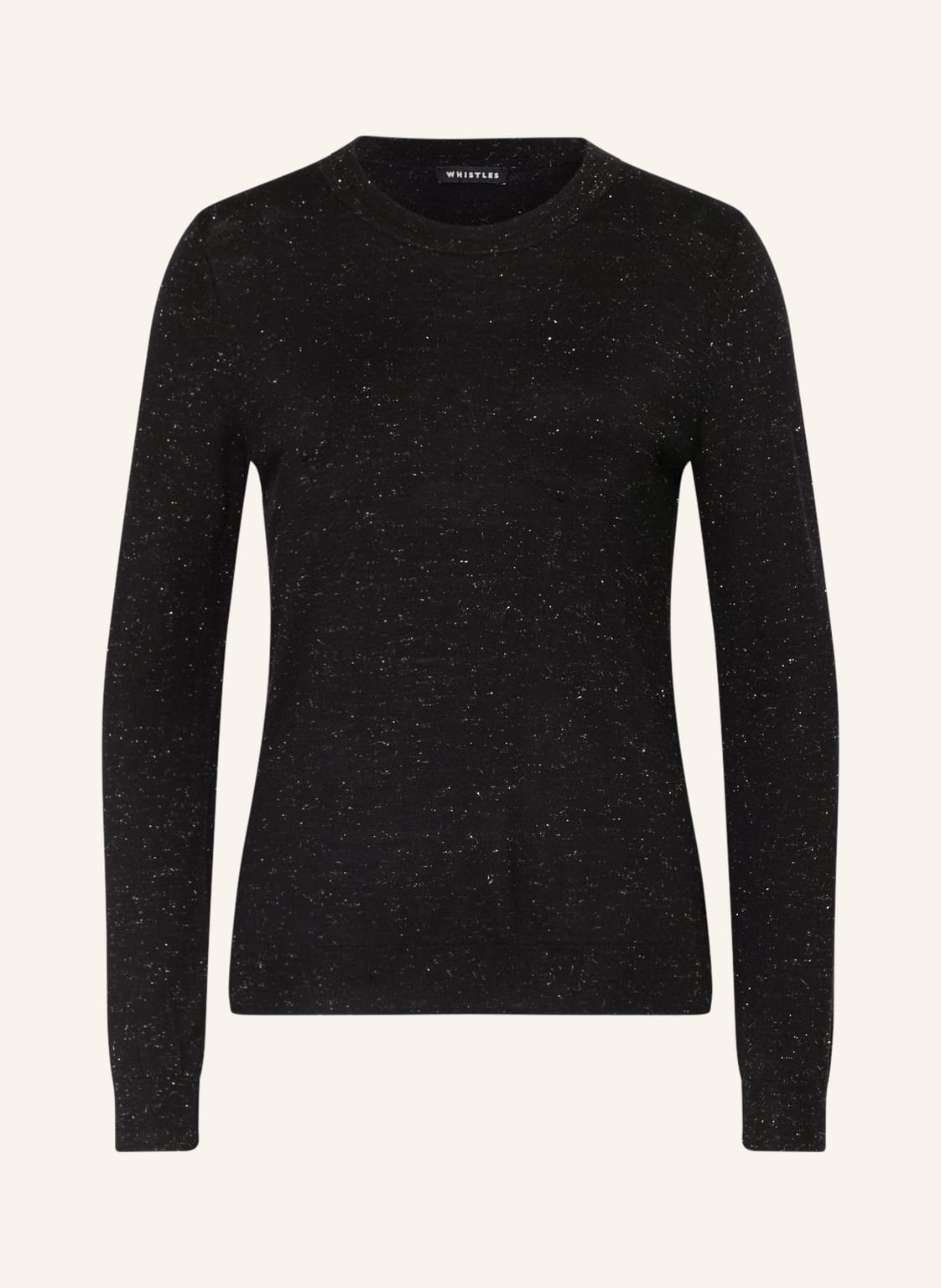 Whistles Pullover Annie Mit Glitzergarn schwarz von WHISTLES