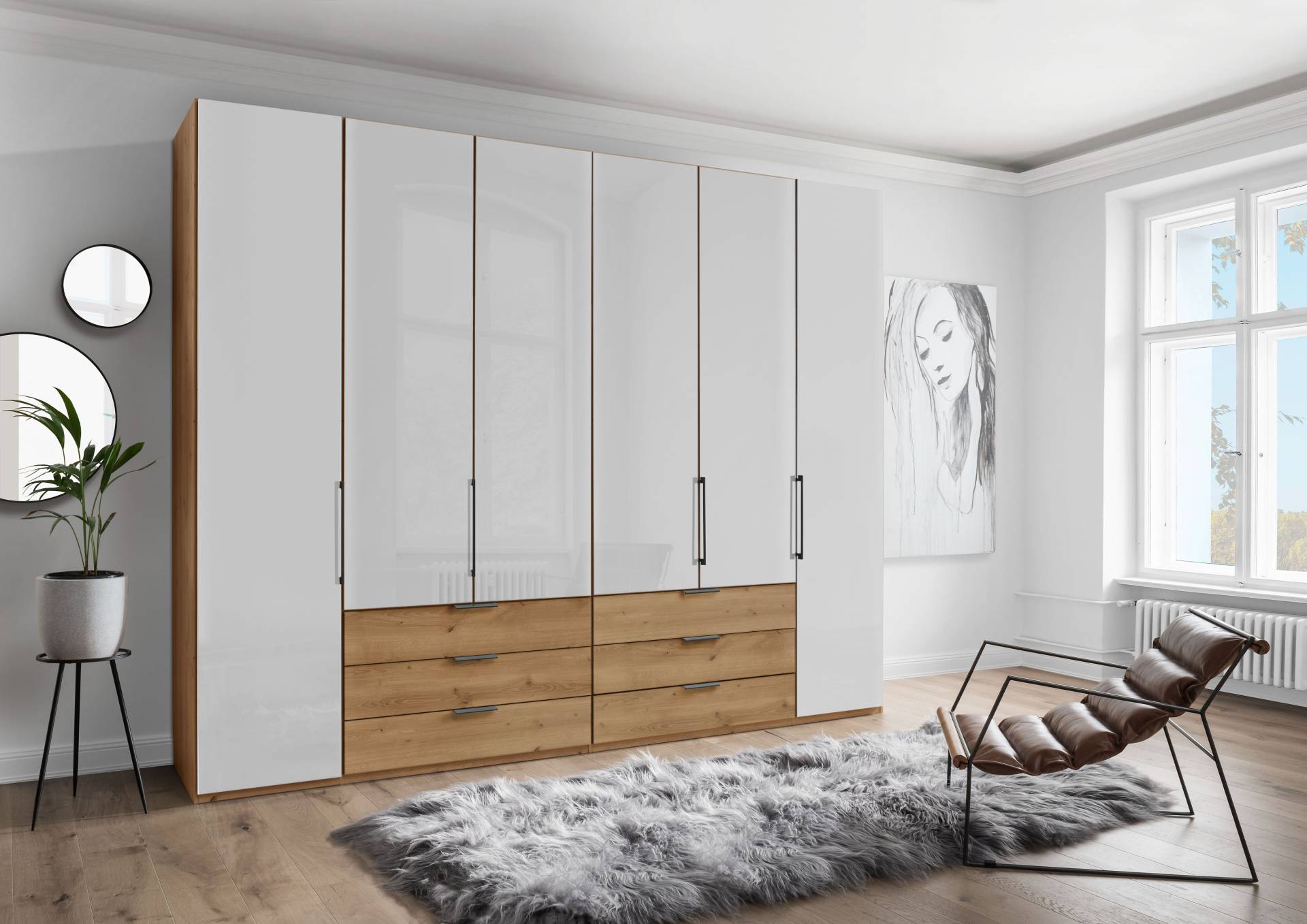 WIEMANN Drehtürenschrank »Monaco«, mit Teil-Glasfront sowie hochwertige Beschläge inkl. Dämpfung WIEMANN Drehtürenschrank »Monaco«, mit Teil-Glasfront sowie hochwertige Beschläge inkl. Dämpfung von WIEMANN