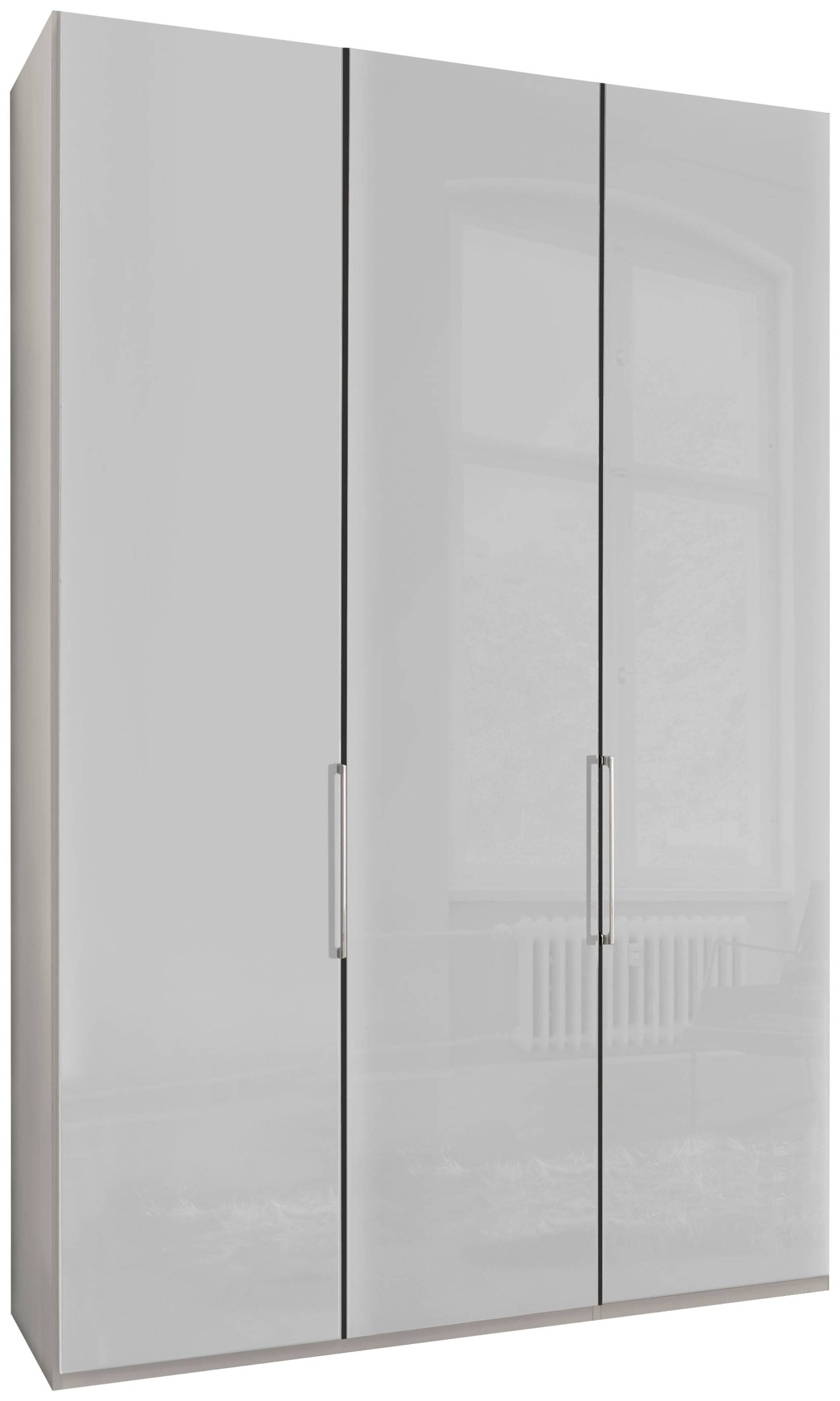 WIEMANN Drehtürenschrank »Monaco, Made in Germany, edle Glasfront, in verschiedenen Farben,«, hochwertige Beschlägen inkl. Dämpfung von WIEMANN