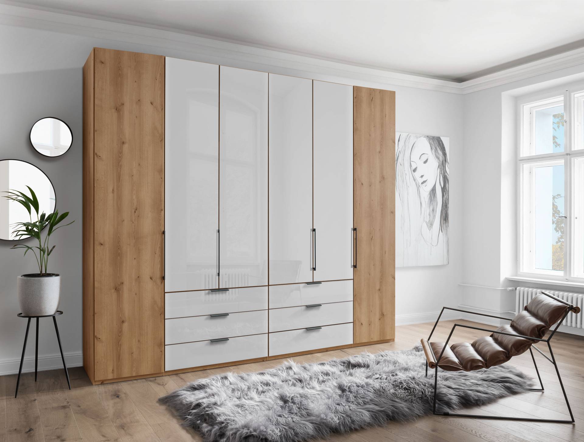 WIEMANN Drehtürenschrank »Monaco«, mit Teil-Glasfront sowie hochwertige Beschläge inkl. Dämpfung WIEMANN Drehtürenschrank »Monaco«, mit Teil-Glasfront sowie hochwertige Beschläge inkl. Dämpfung von WIEMANN