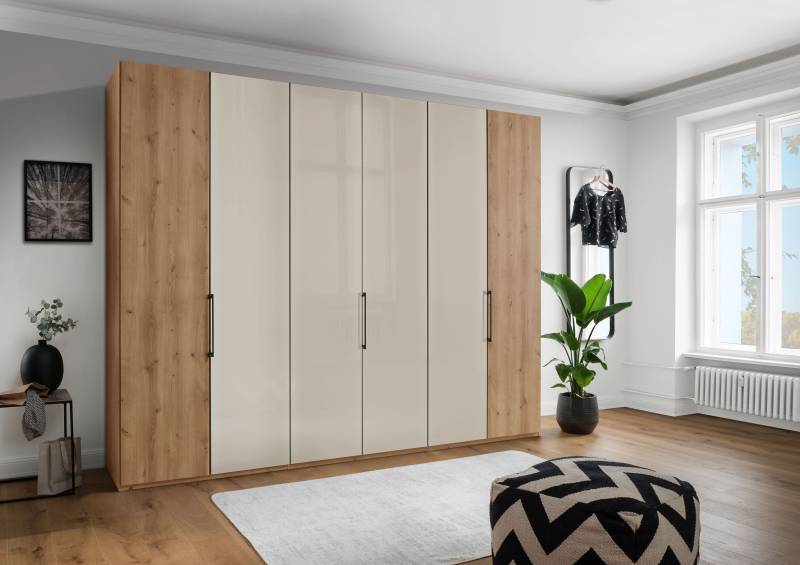 WIEMANN Drehtürenschrank »Monaco«, mit Teil-Glasfront sowie hochwertige Beschläge inkl. Türdämpfung von WIEMANN