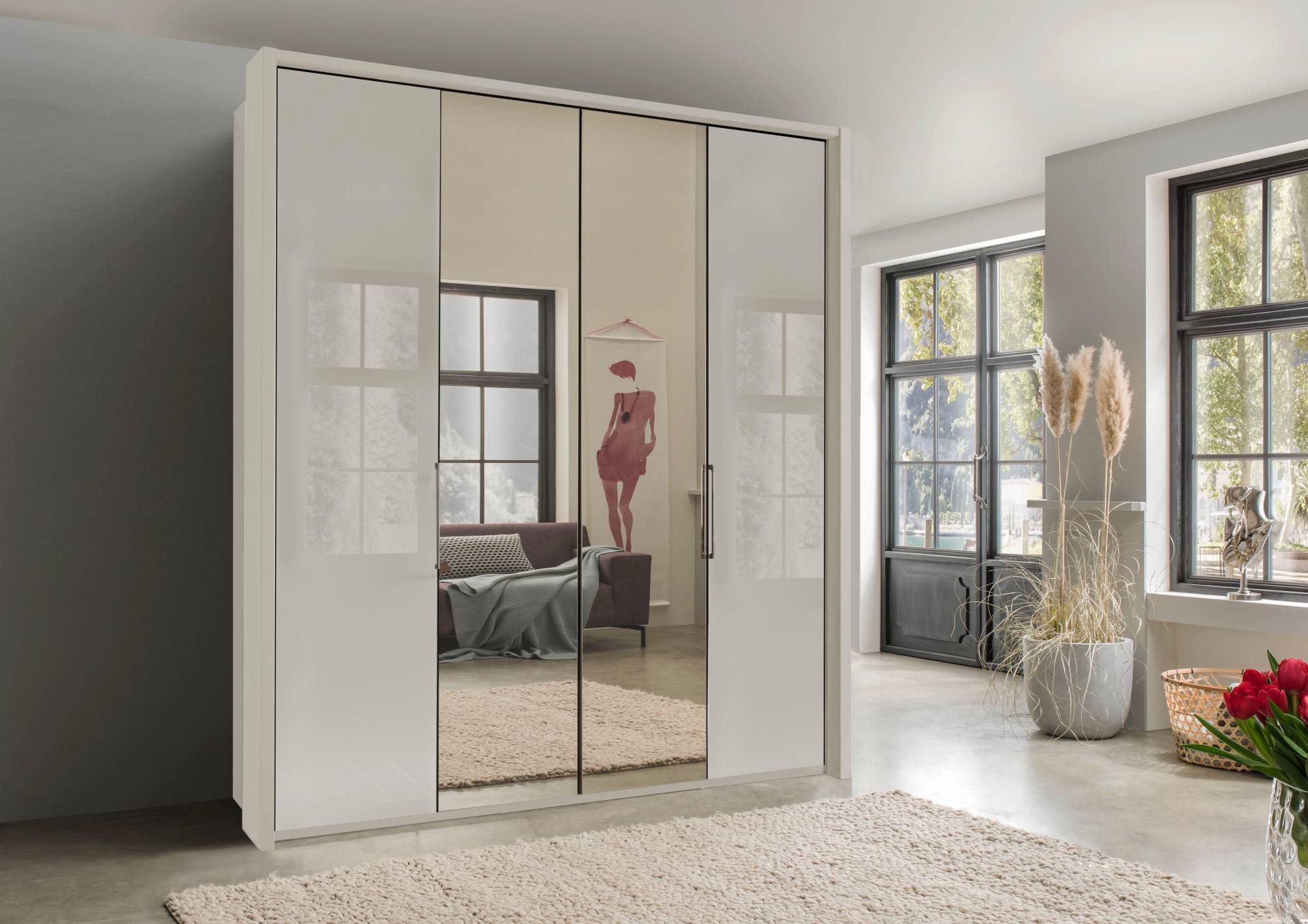 WIEMANN Kleiderschrank »Kansas«, mit Spiegel und Glas WIEMANN Kleiderschrank »Kansas«, mit Spiegel und Glas von WIEMANN