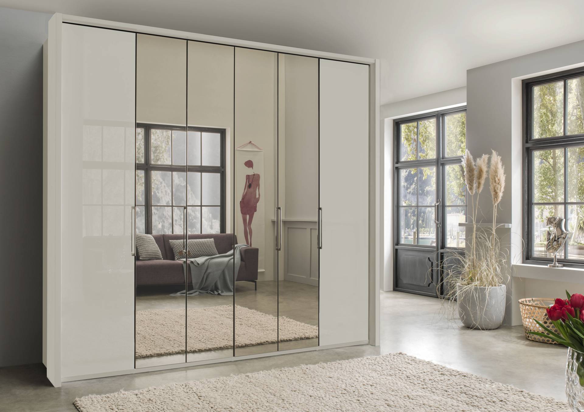 WIEMANN Kleiderschrank »Kansas«, mit Spiegel und Glas WIEMANN Kleiderschrank »Kansas«, mit Spiegel und Glas von WIEMANN
