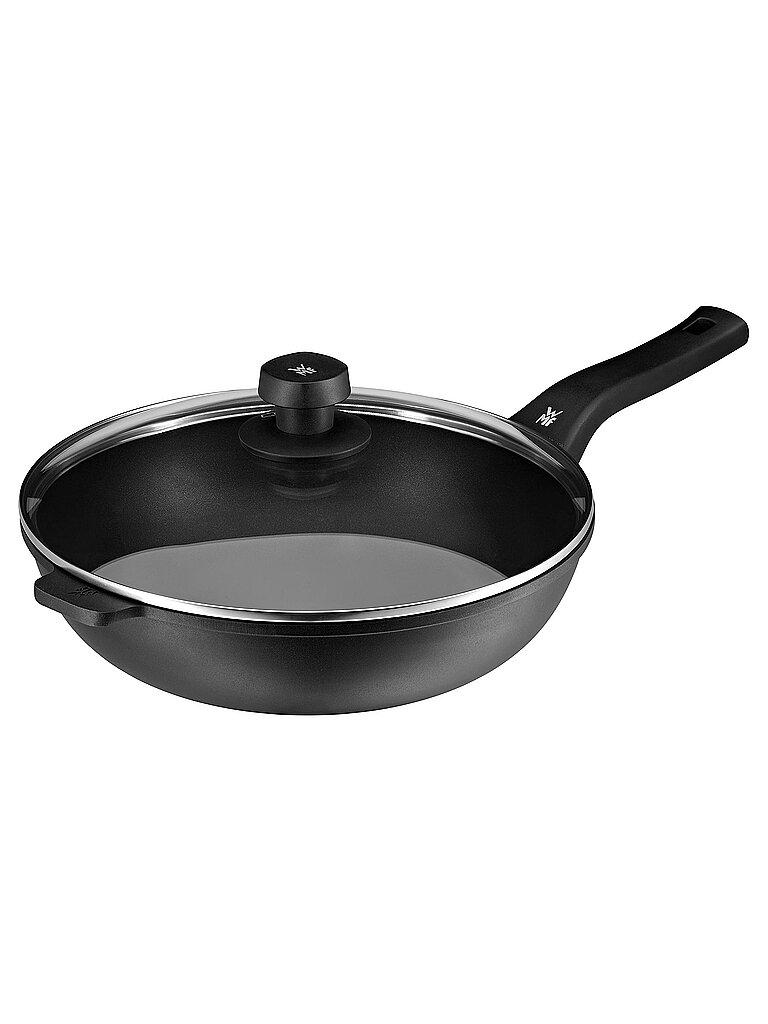 WMF  PermaDur Premium Wok mit Glasdeckel 30cm Antihaft schwarz von WMF