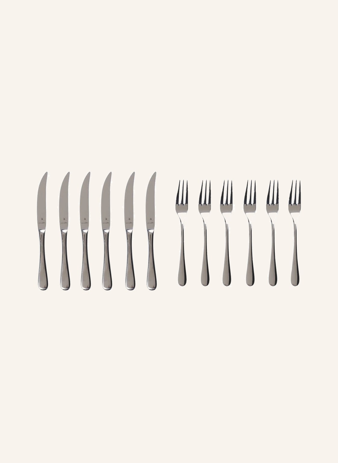Wmf 12-Tlg. Steakbesteck-Set In Holzkassette braun von WMF