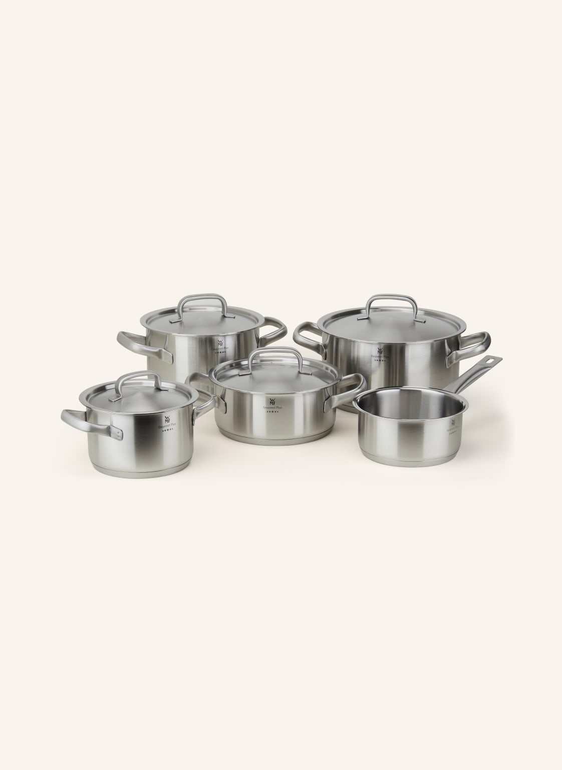 Wmf 5-Tlg. Topfset Gourmet Plus silber Wmf 5-Tlg. Topfset Gourmet Plus silber von WMF