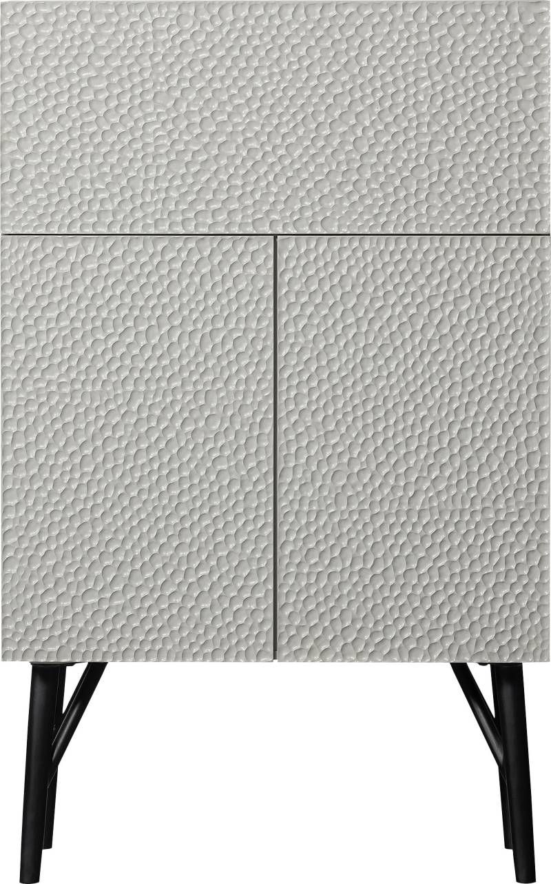 WOOOD Barschrank »Carve«, mit grafischen Muster, Breite 90 cm von WOOOD