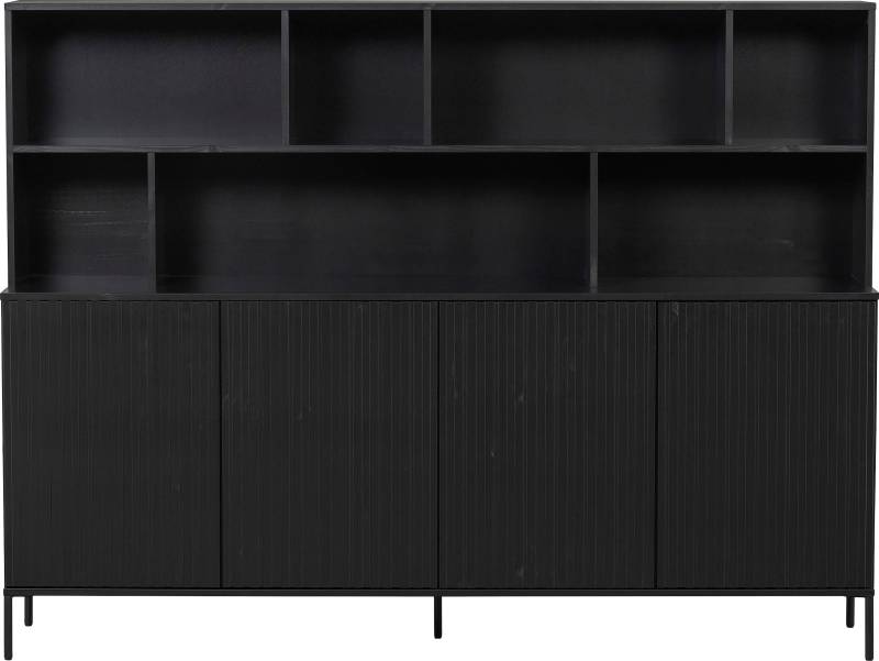 WOOOD Buffet »Gravu«, viel Stauraum, Push-to-Open Funktion, H 150 cm x B 200 cm von WOOOD