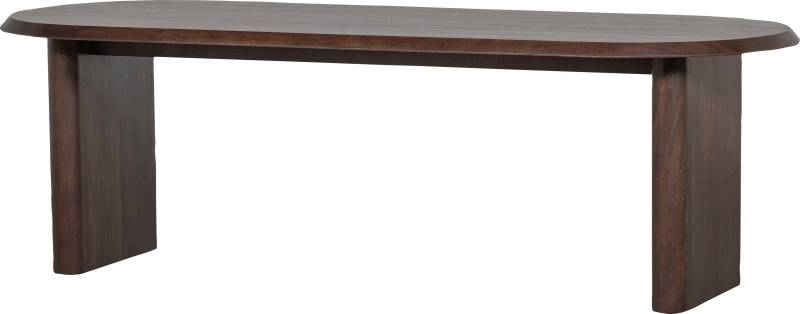 WOOOD Esstisch »Ellips«, abgeflachter Kante, aus Mangoholz, Breite 240 cm von WOOOD