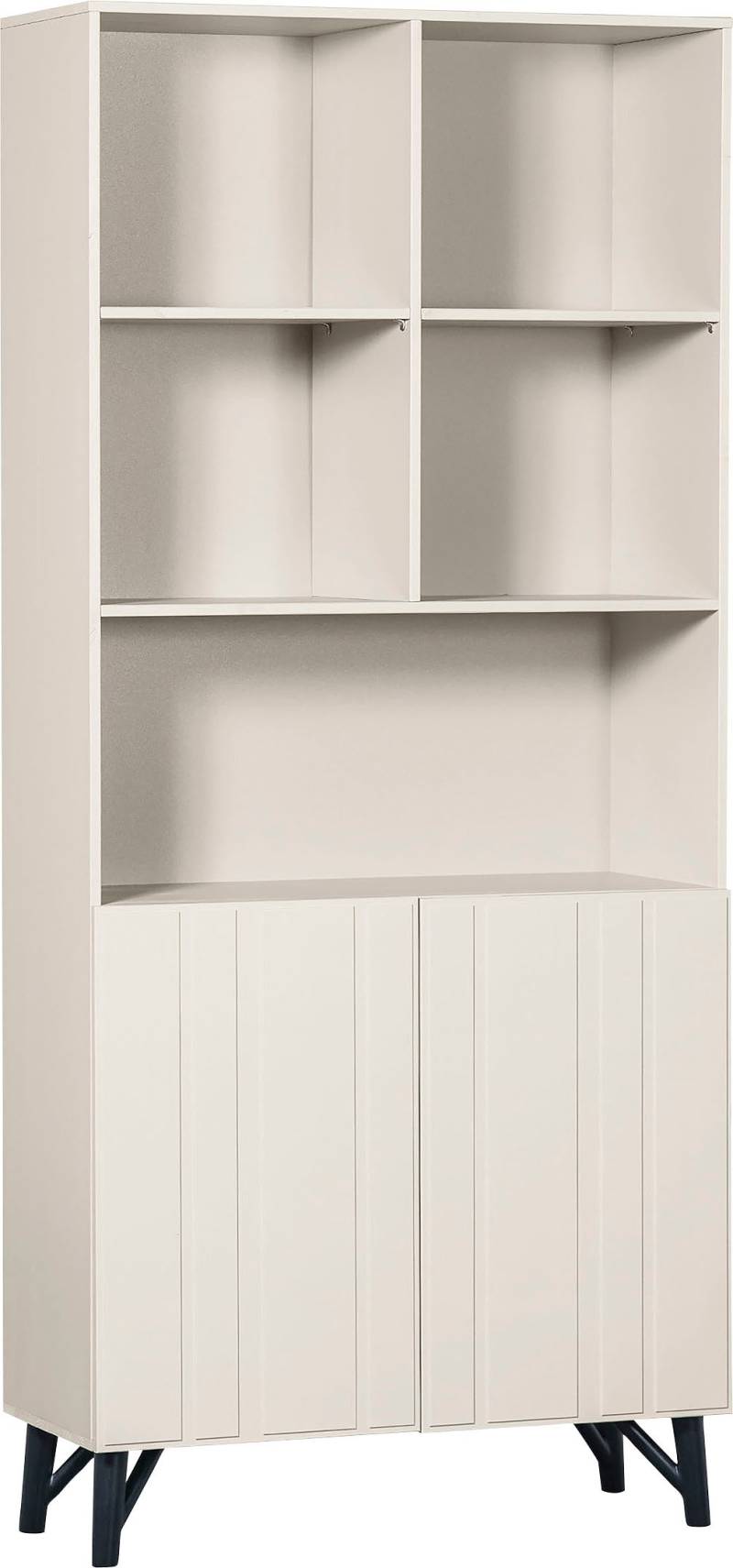 WOOOD Stauraumregal »Miller«, mit 2 Türen, H 200 cm x B 90 cm von WOOOD