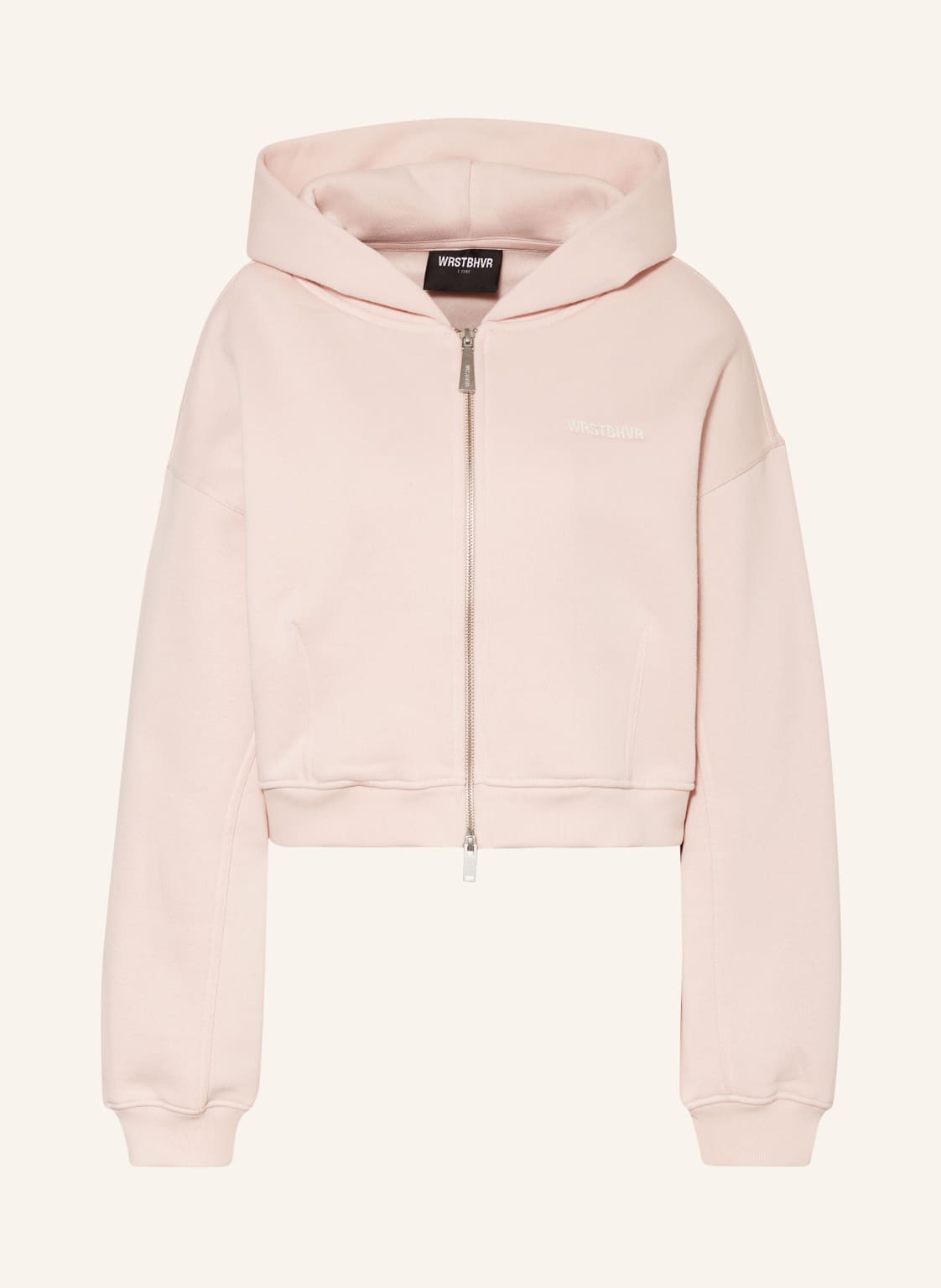 Wrstbhvr Cropped-Sweatjacke Erica rosa von WRSTBHVR