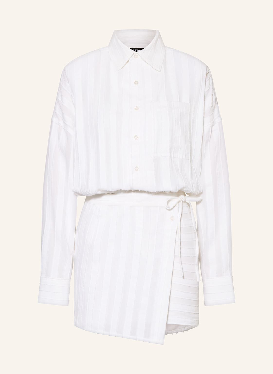 Wrstbhvr Hemdblusenkleid Milay weiss von WRSTBHVR