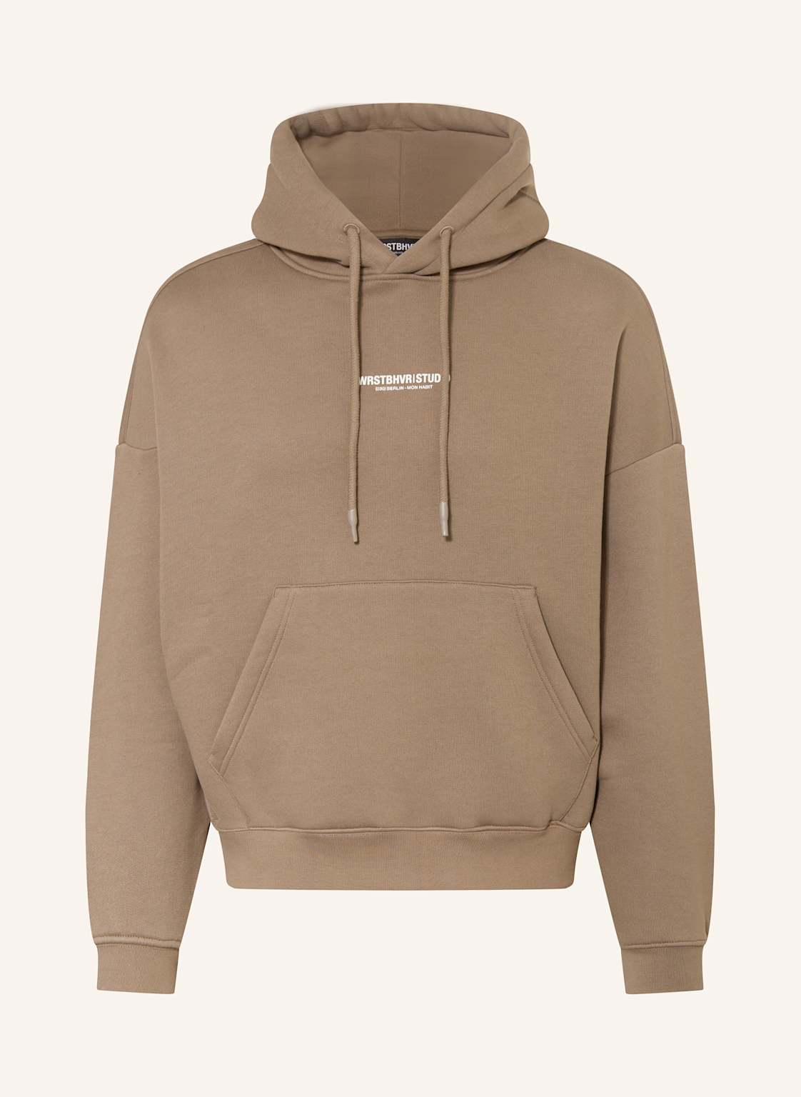 Wrstbhvr Hoodie Studio v10 braun von WRSTBHVR