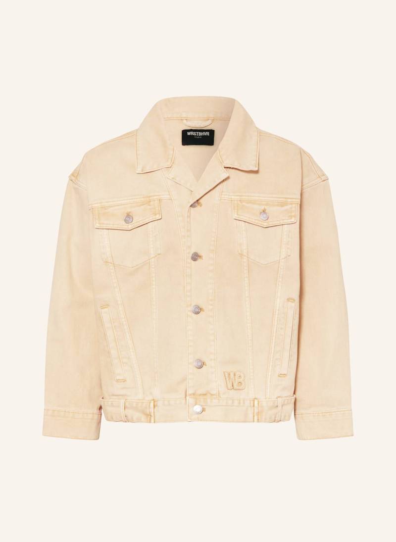 Wrstbhvr Jeansjacke Frank v2 braun von WRSTBHVR