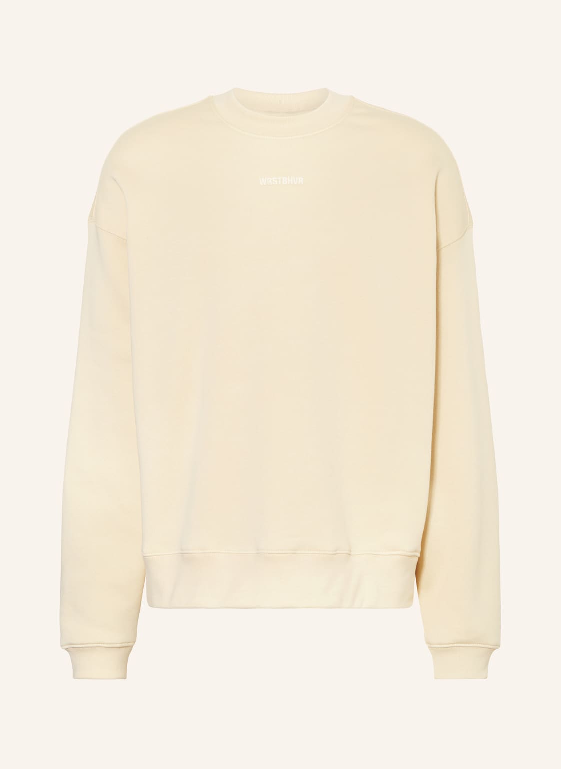 Wrstbhvr Oversized-Sweatshirt Nubi beige von WRSTBHVR