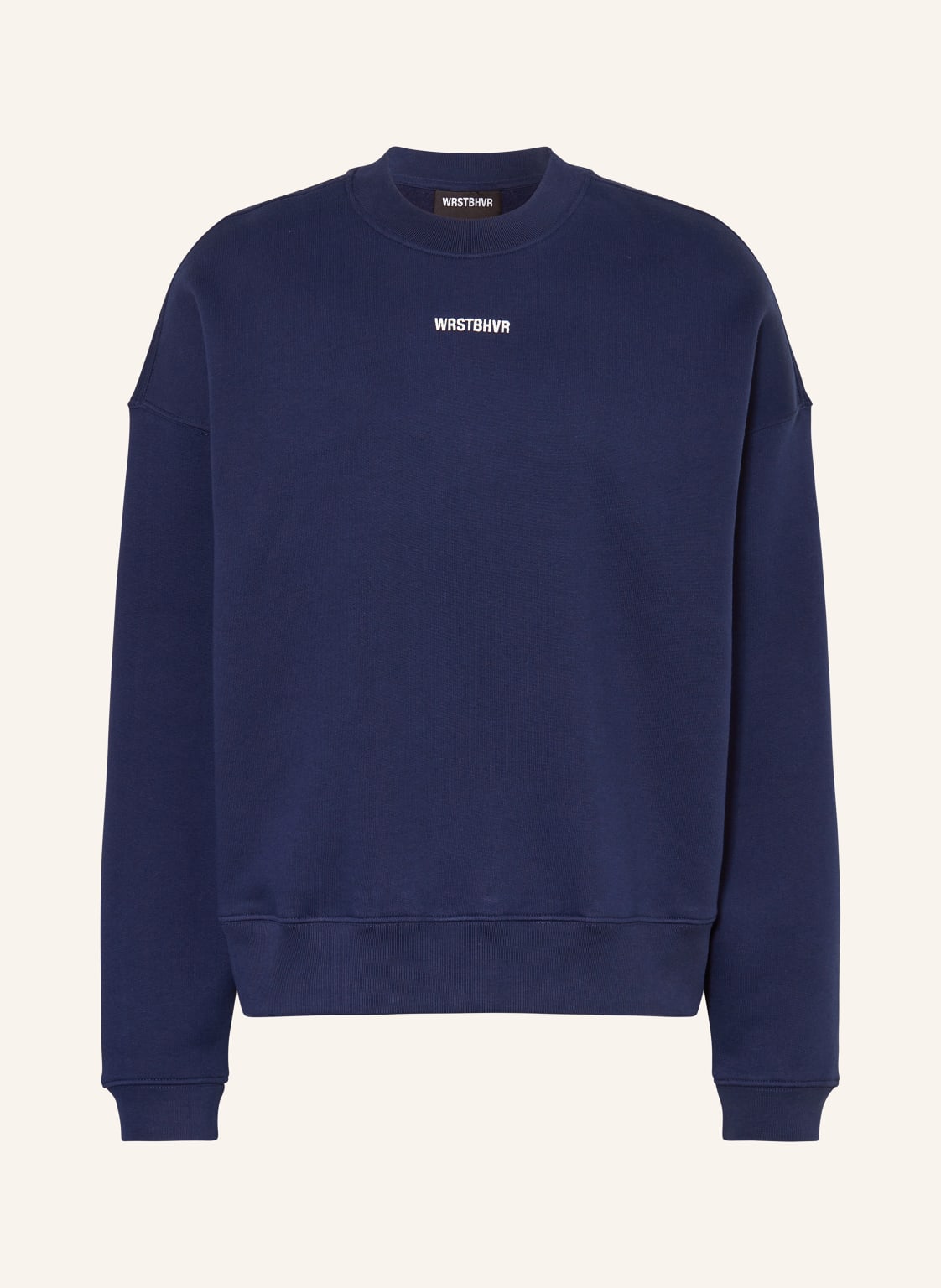 Wrstbhvr Oversized-Sweatshirt Nubi blau von WRSTBHVR