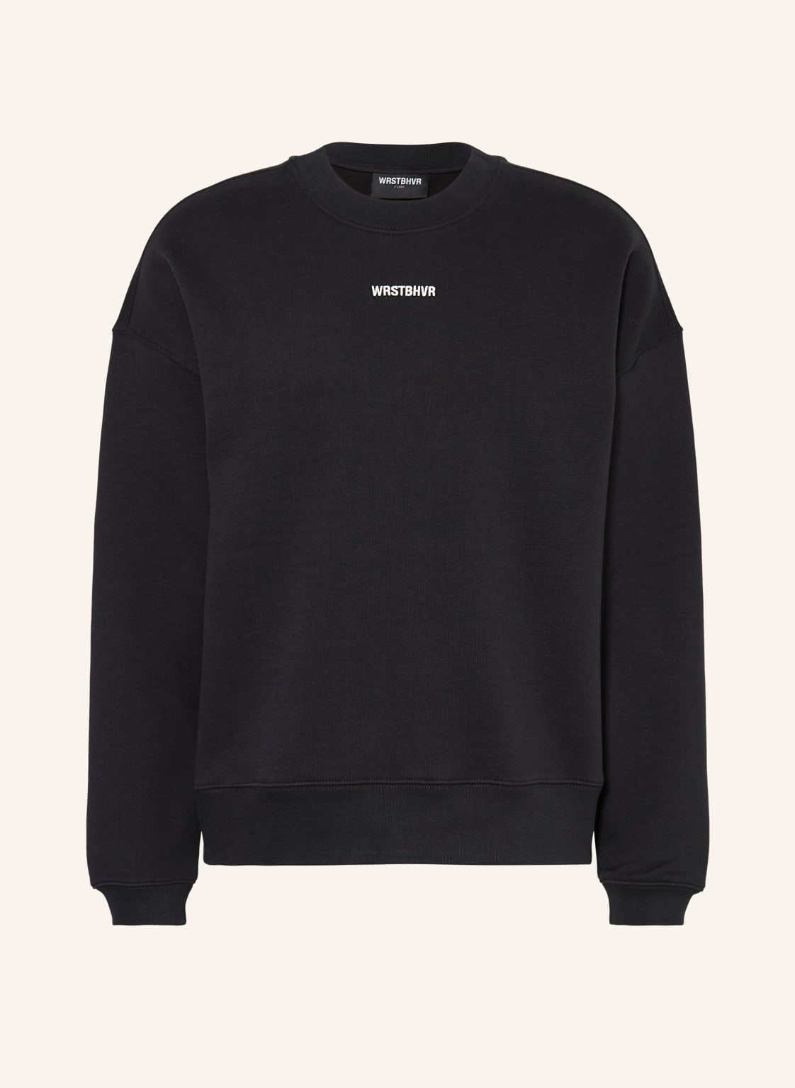 Wrstbhvr Oversized-Sweatshirt Nubi schwarz von WRSTBHVR