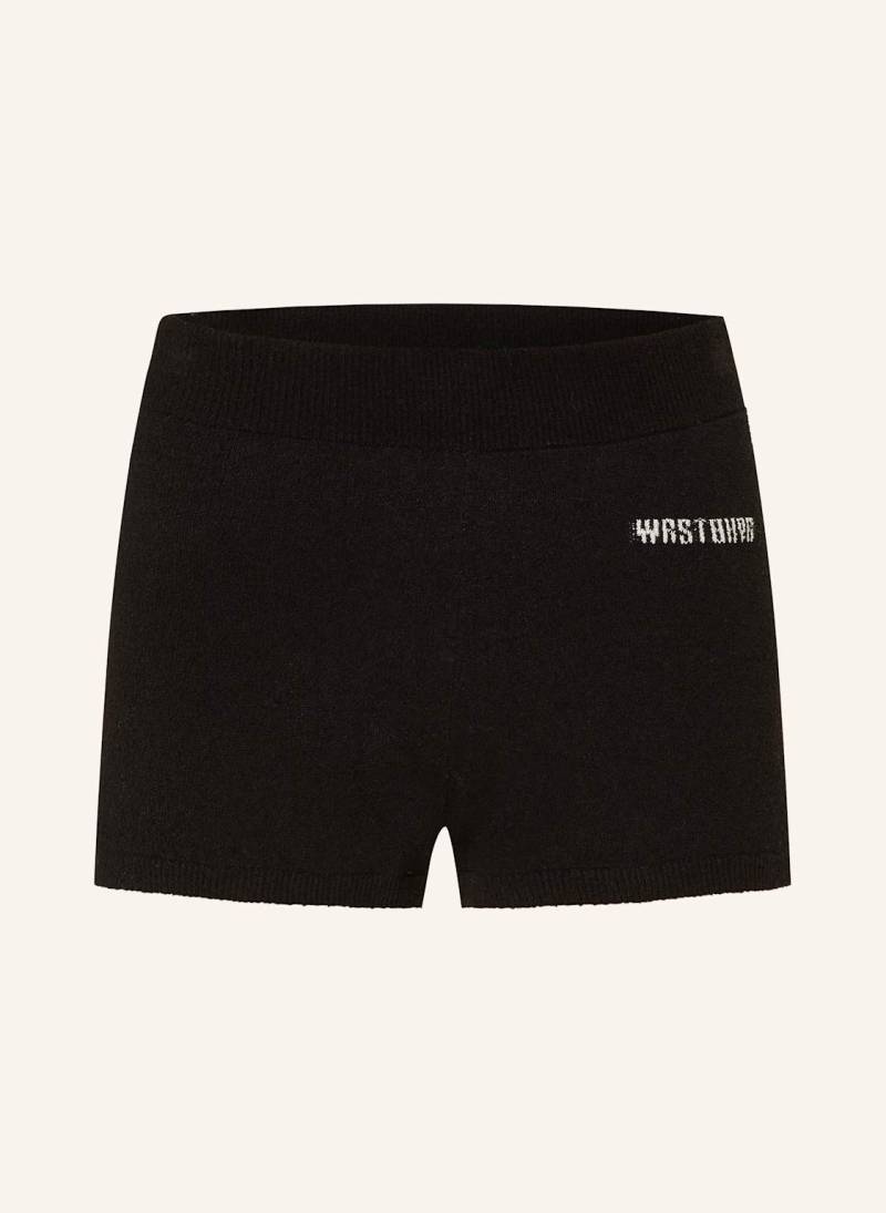 Wrstbhvr Strickshorts Luisa schwarz von WRSTBHVR