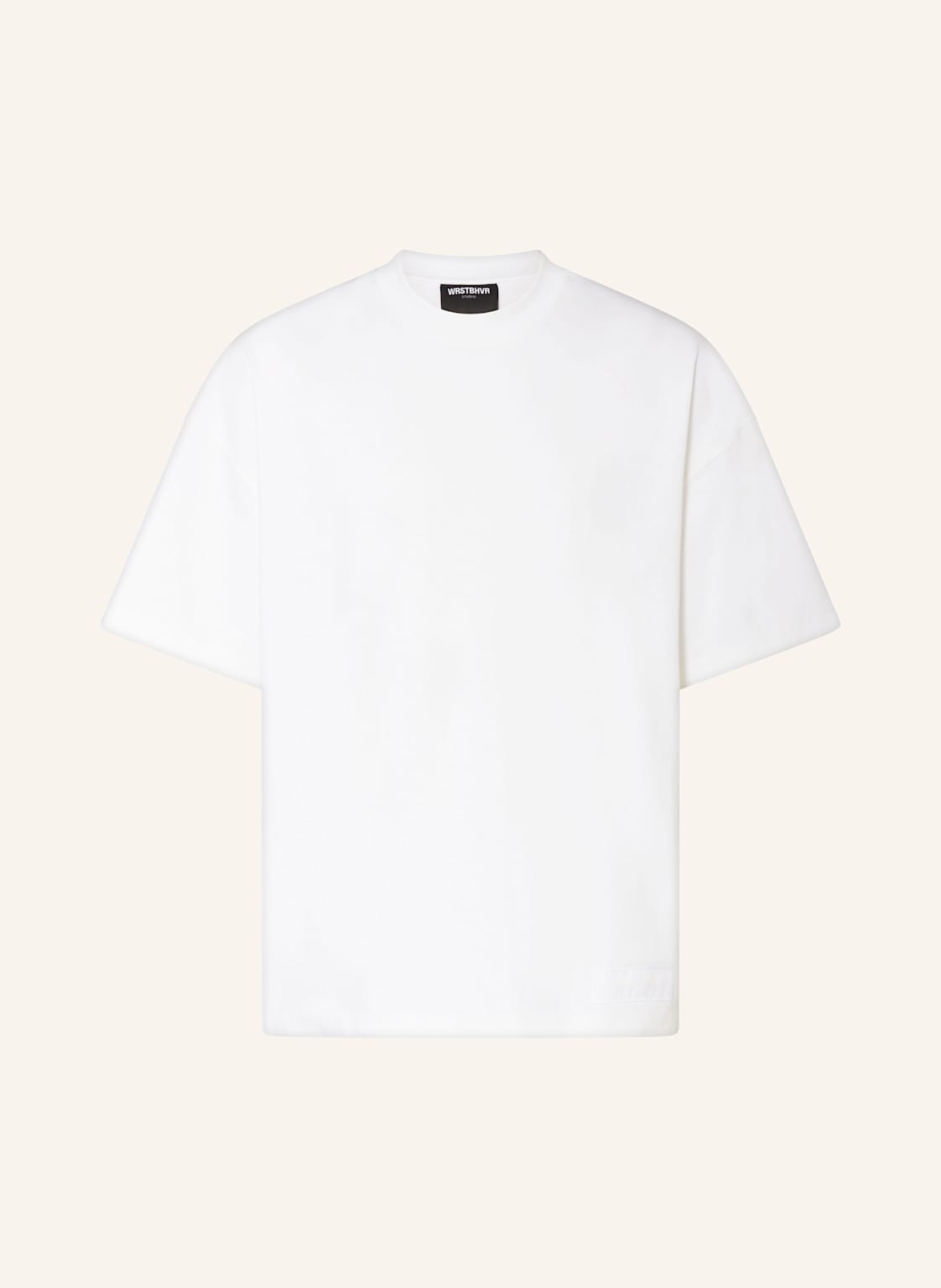 Wrstbhvr T-Shirt Lattice weiss von WRSTBHVR