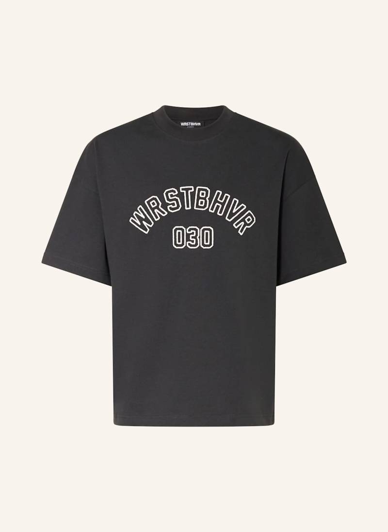 Wrstbhvr T-Shirt Marcej schwarz von WRSTBHVR