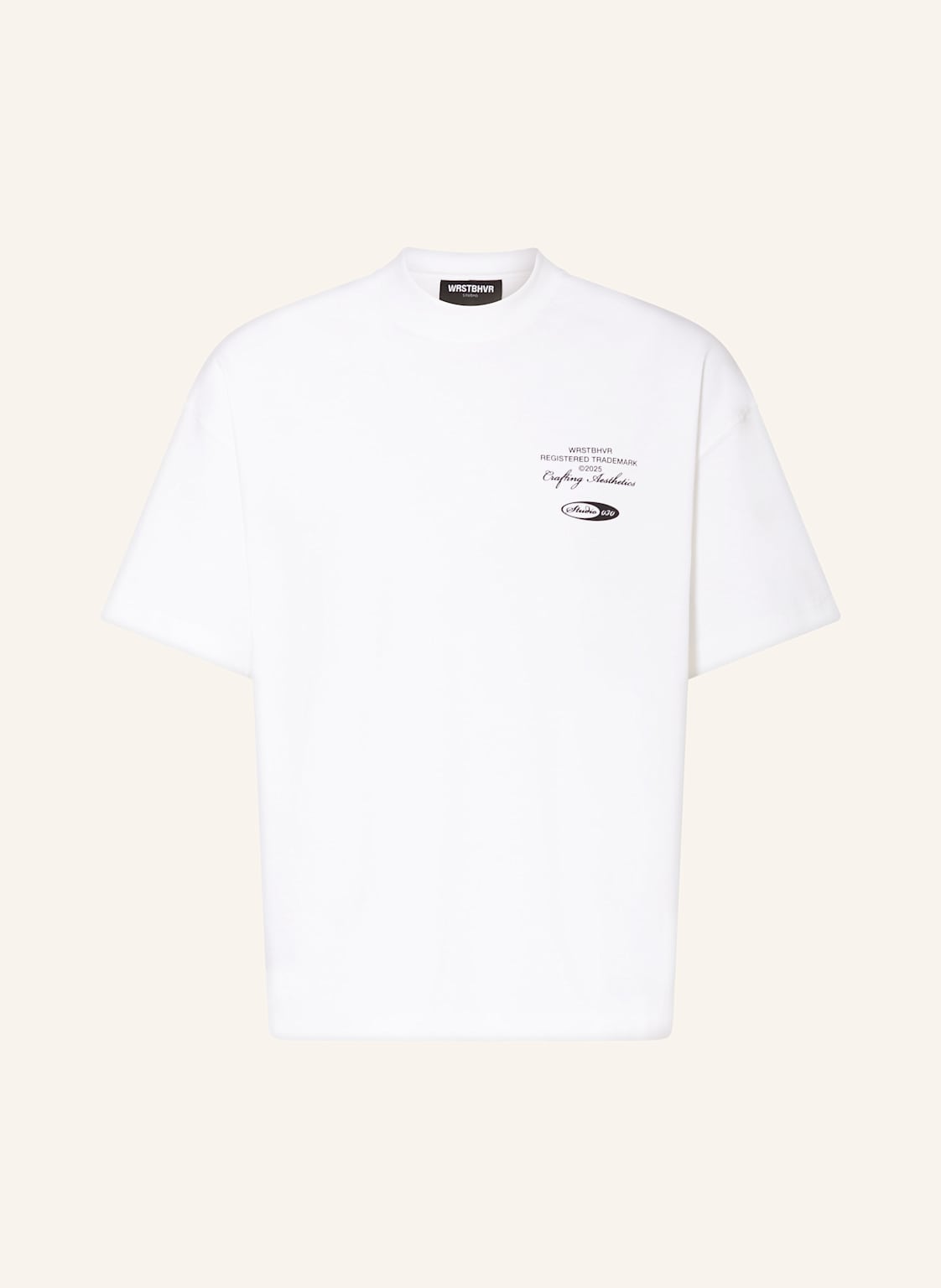 Wrstbhvr T-Shirt Studio v11 weiss von WRSTBHVR
