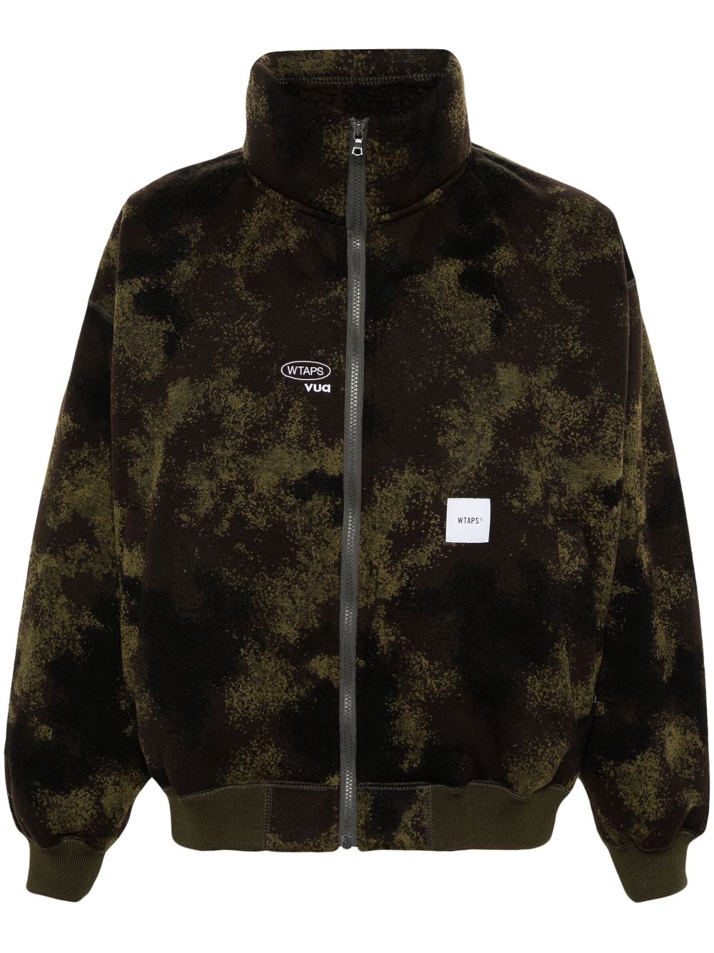 WTAPS Bundle knitted zip-up jacket - Green von WTAPS