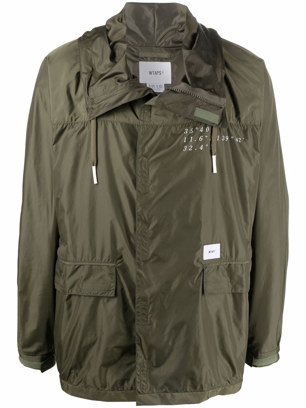 WTAPS Pillar hooded jacket - Green von WTAPS