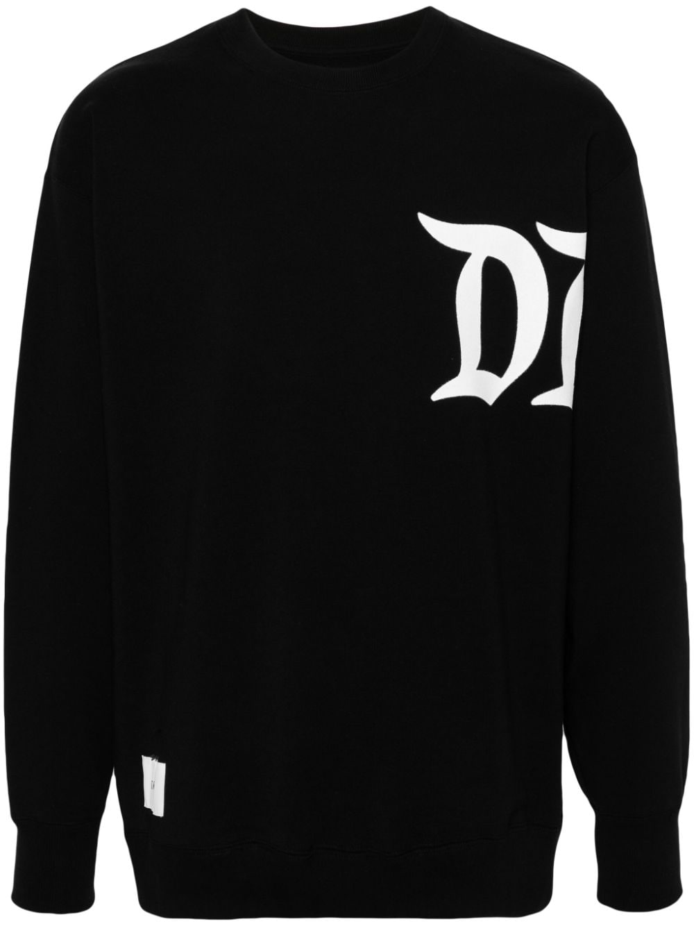 WTAPS crew-neck cotton sweatshirt - Black von WTAPS