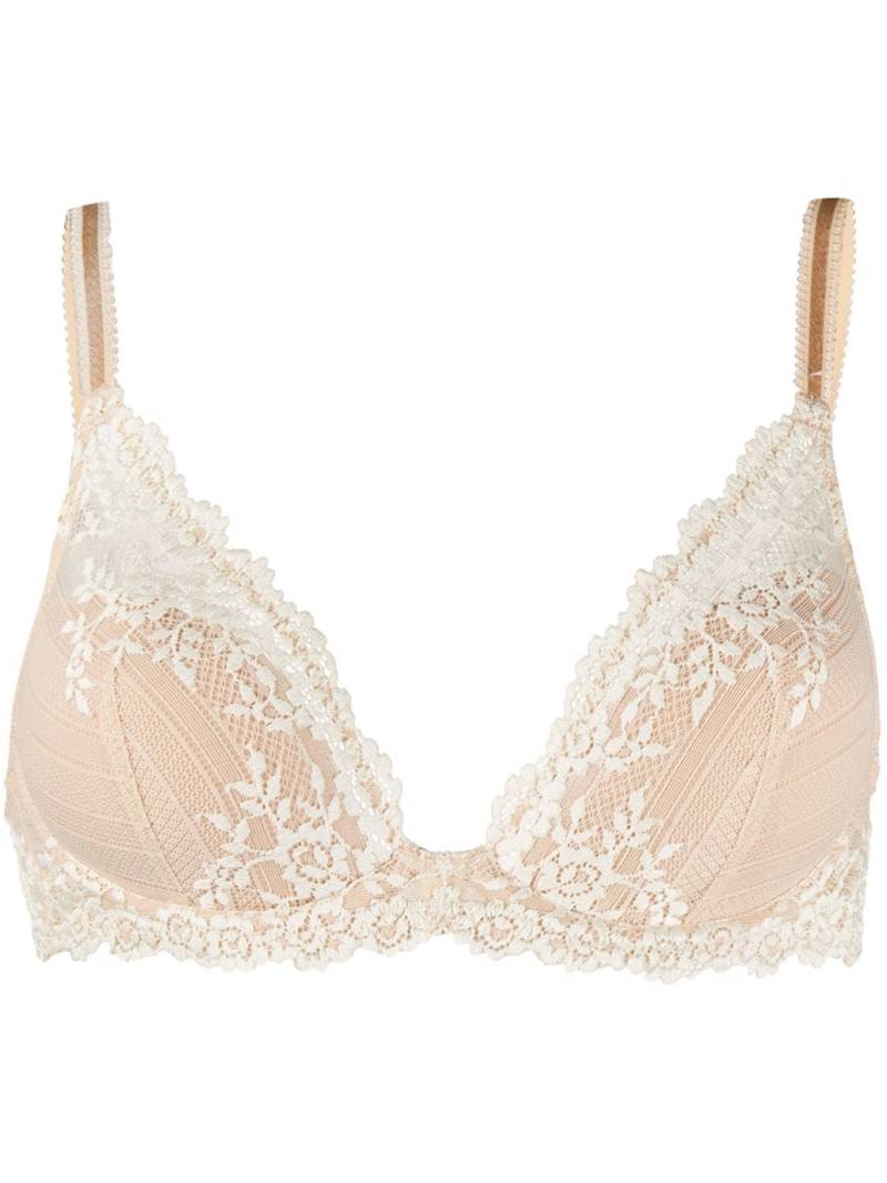 Wacoal Embrace lace plunge bra - Neutrals von Wacoal