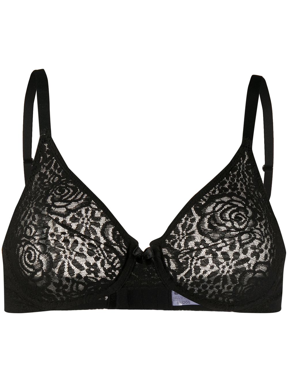 Wacoal halo lace moulded underwire bra - Black von Wacoal