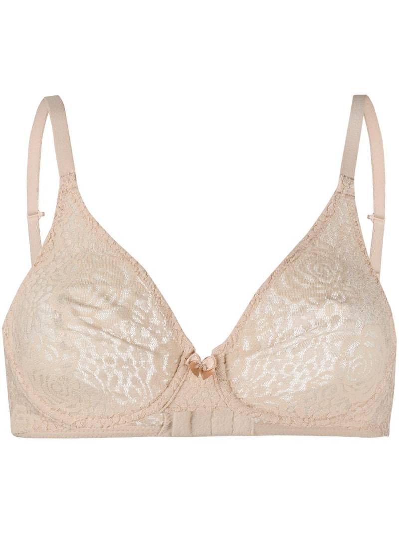 Wacoal halo lace moulded underwire bra - Neutrals von Wacoal