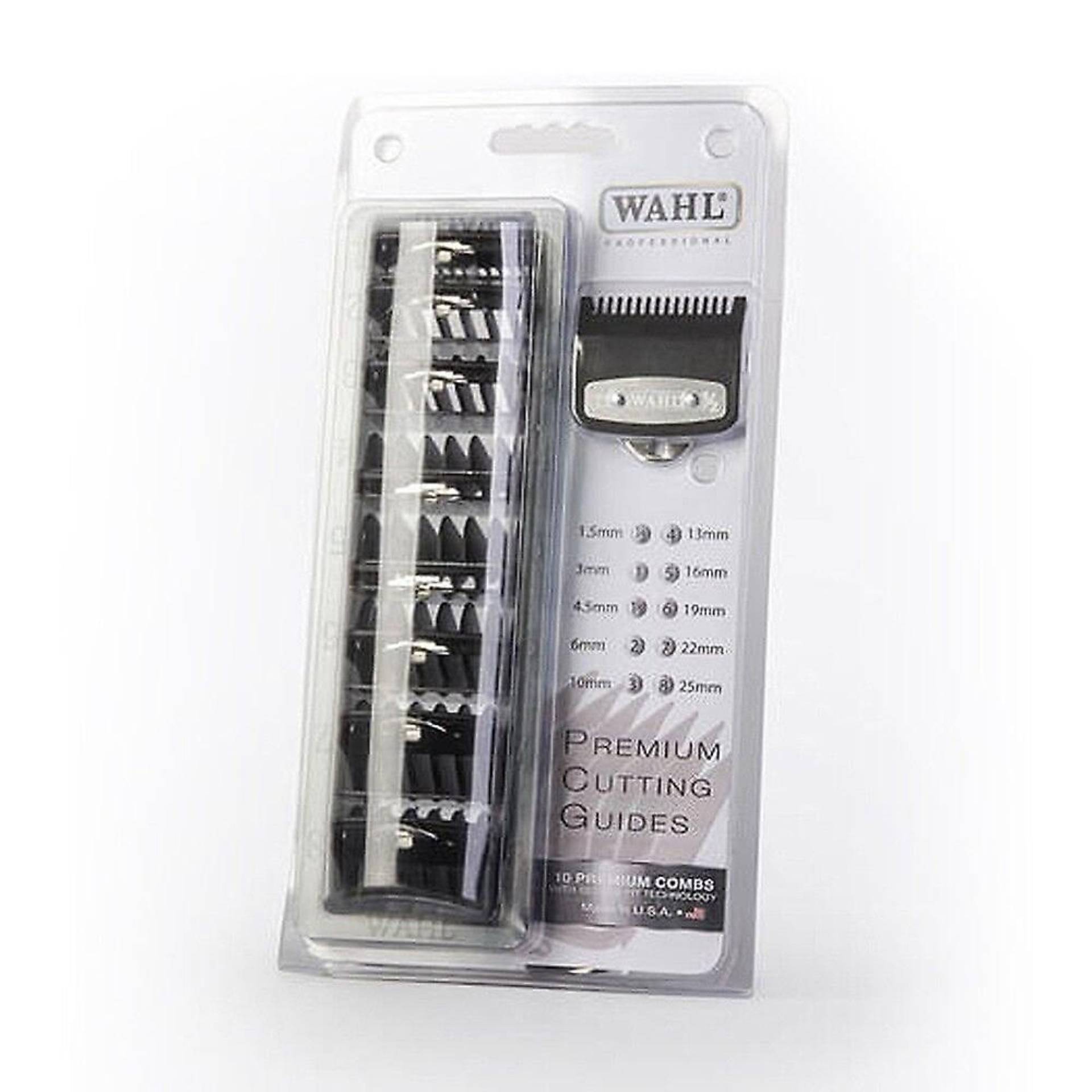 WAHL Premium Aufsteckkamm-Set / (1,5/3/4,5/6/10/13/16/19/22/25 mm) von Wahl