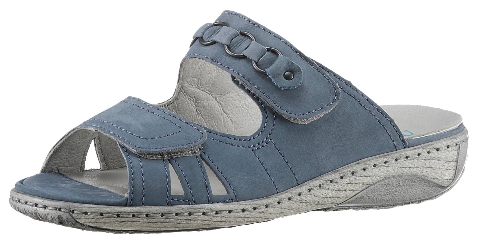 Waldläufer Pantolette »GARDA«, Keilabsatz, Sommerschuh, Schlappen mit Schmuckapplikation, Weite G Waldläufer Pantolette »GARDA«, Keilabsatz, Sommerschuh, Schlappen mit Schmuckapplikation, Weite G von Waldläufer