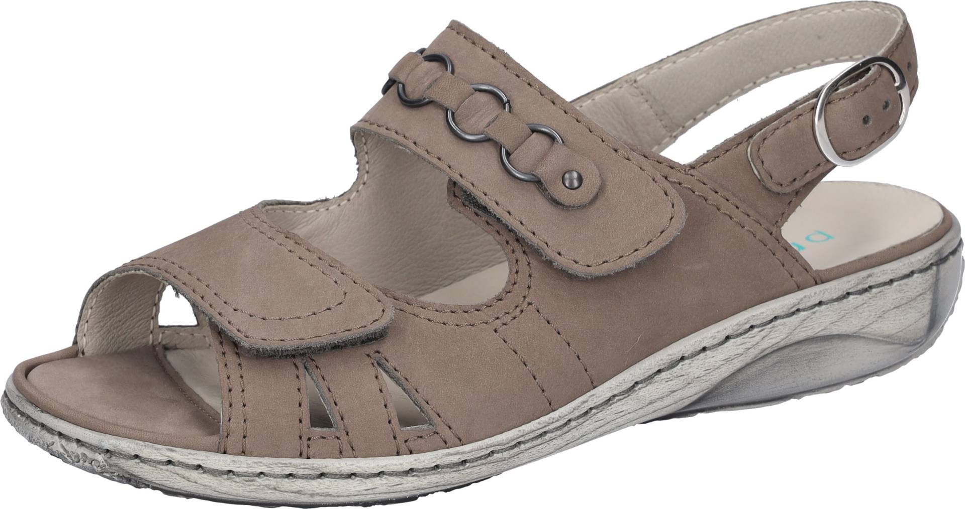 Waldläufer Riemchensandale »GARDA«, Sommerschuh, Sandalette, Keilabsatz, mit Druckknopf, G-Weite Waldläufer Riemchensandale »GARDA«, Sommerschuh, Sandalette, Keilabsatz, mit Druckknopf, G-Weite von Waldläufer