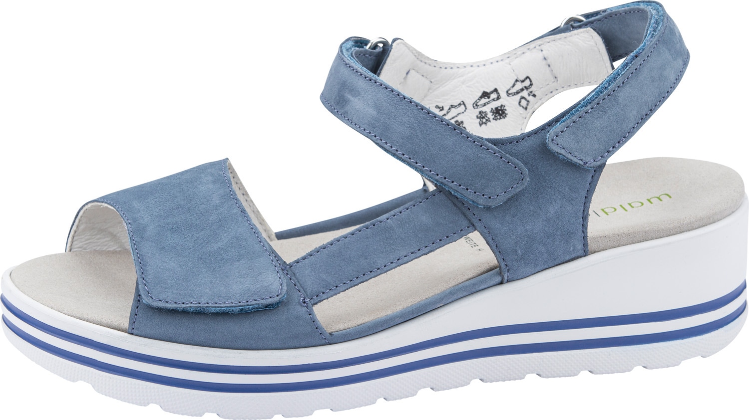 Waldläufer Riemchensandale »H-MICHELLE«, Sommerschuh, Sandalette, Keilabsatz, mit Luftkammernsohle, H-Weite Waldläufer Riemchensandale »H-MICHELLE«, Sommerschuh, Sandalette, Keilabsatz, mit Luftkammernsohle, H-Weite von Waldläufer