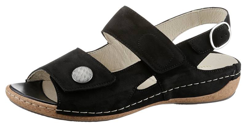 Waldläufer Riemchensandale »HELIETT«, Sommerschuh, Sandalette, Keilabsatz, mit Wechselfussbett, H-Weite von Waldläufer