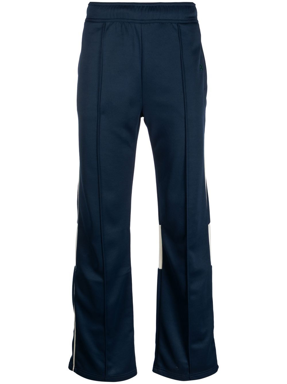 Wales Bonner Kola logo-embroidered panelled track pants - Blue von Wales Bonner